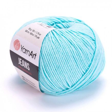 Пряжа YarnArt Jeans ментоловий (76)