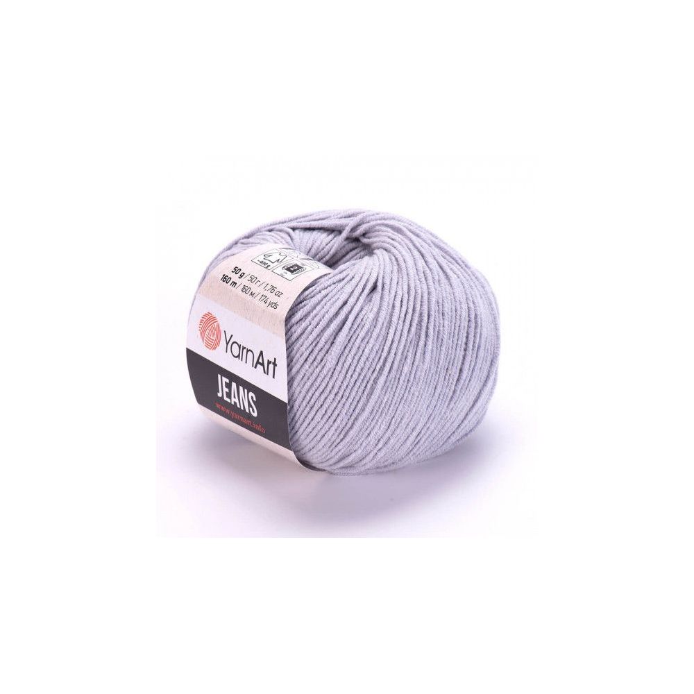 Пряжа YarnArt Jeans світло-сірий (80) Пряжа YarnArt Jeans світло-сірий (80)