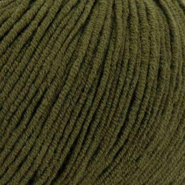Yarn YarnArt Jeans green khaki (82)