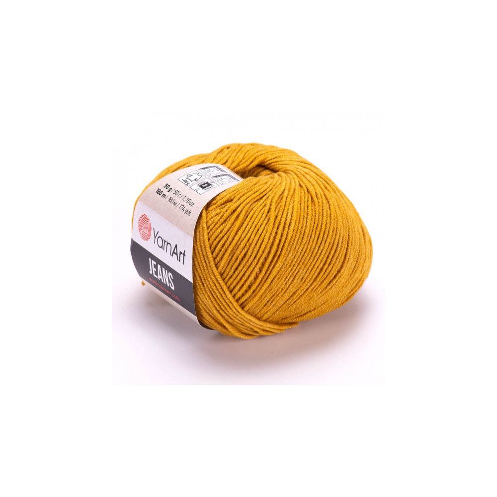 Пряжа YarnArt Jeans гірчиця (84) Пряжа YarnArt Jeans гірчиця (84)