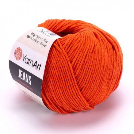 Пряжа YarnArt Jeans морква (85)