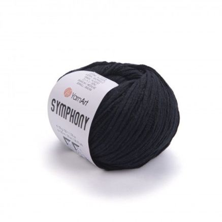 Yarn YarnArt Symphony black (2126)