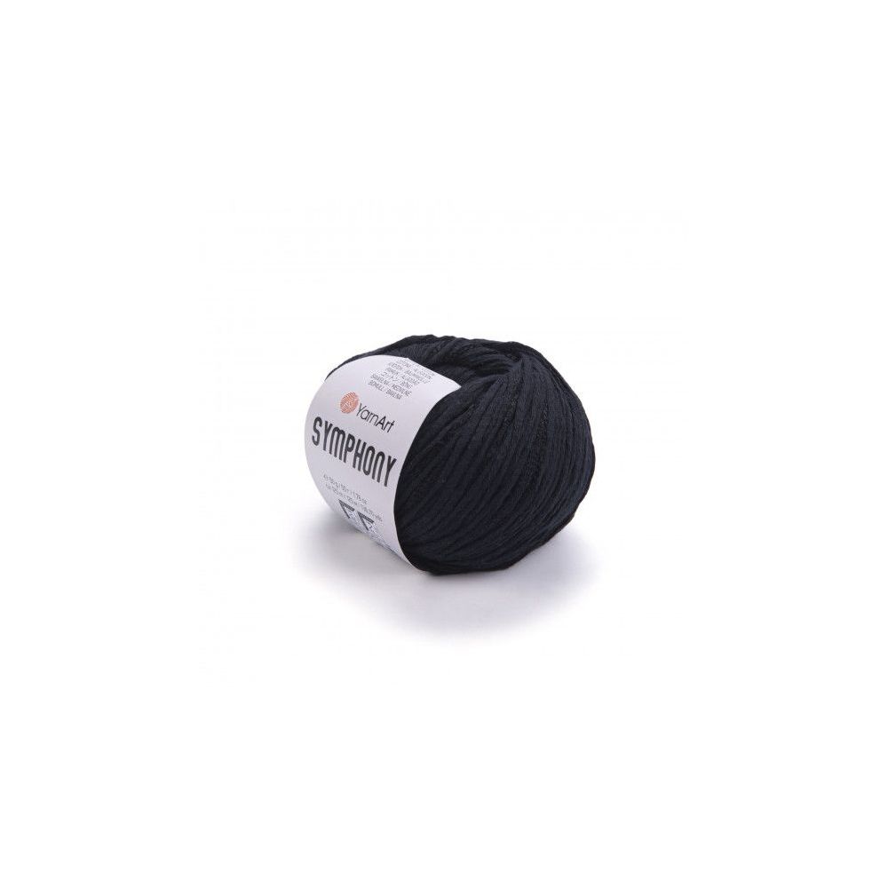 Yarn YarnArt Symphony black (2126) Yarn YarnArt Symphony black (2126)