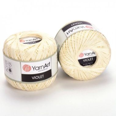 Пряжа YarnArt Violet нежно-желтый (0326)