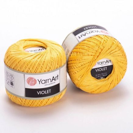 Yarn YarnArt Violet yellow (4653)