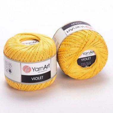 Пряжа YarnArt Violet желтый (4653)