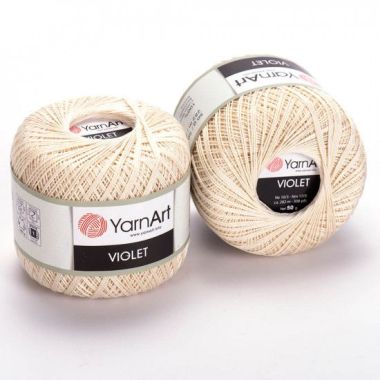 Пряжа YarnArt Violet крем (6282)