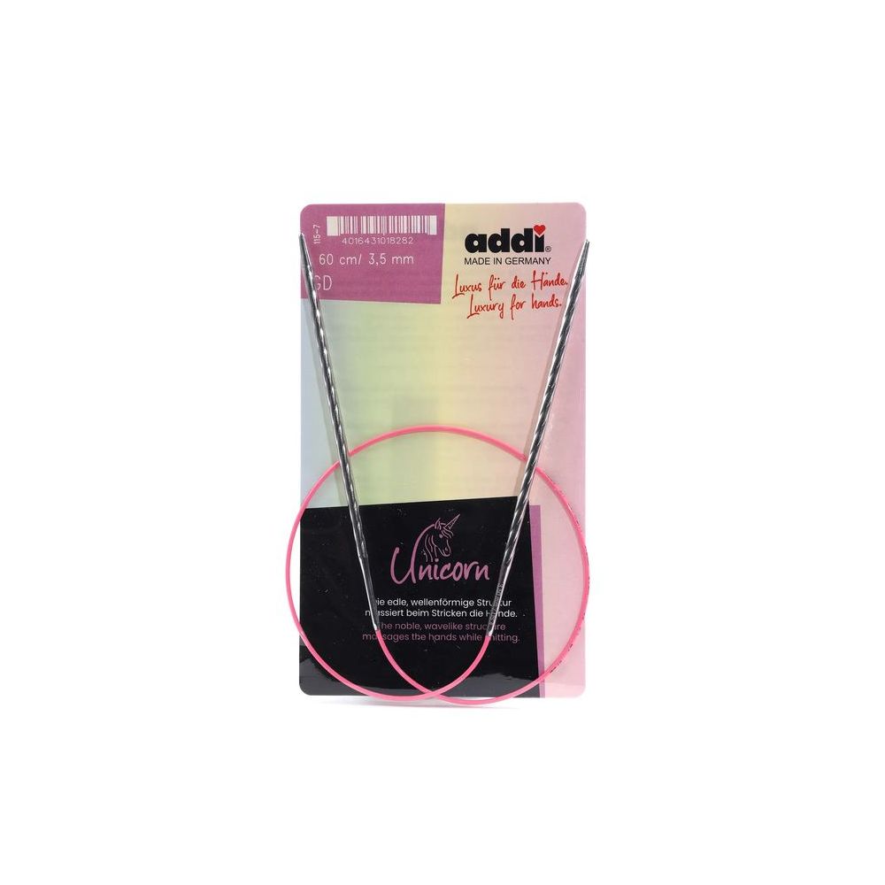 Addi Unicorn сircular knitting needles , 60 cm 3,5 mm (115-7/3,5-60)