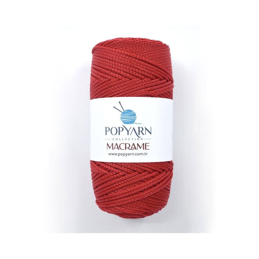 Полипропиленовый шнур Macrame Popyarn, красный (007) Полипропиленовый шнур Macrame Popyarn, красный (007)