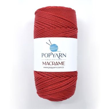 Поліпропіленовий шнур Macrame Popyarn, червоний (007)