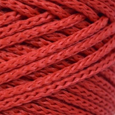 Полипропиленовый шнур Macrame Popyarn, красный (007)
