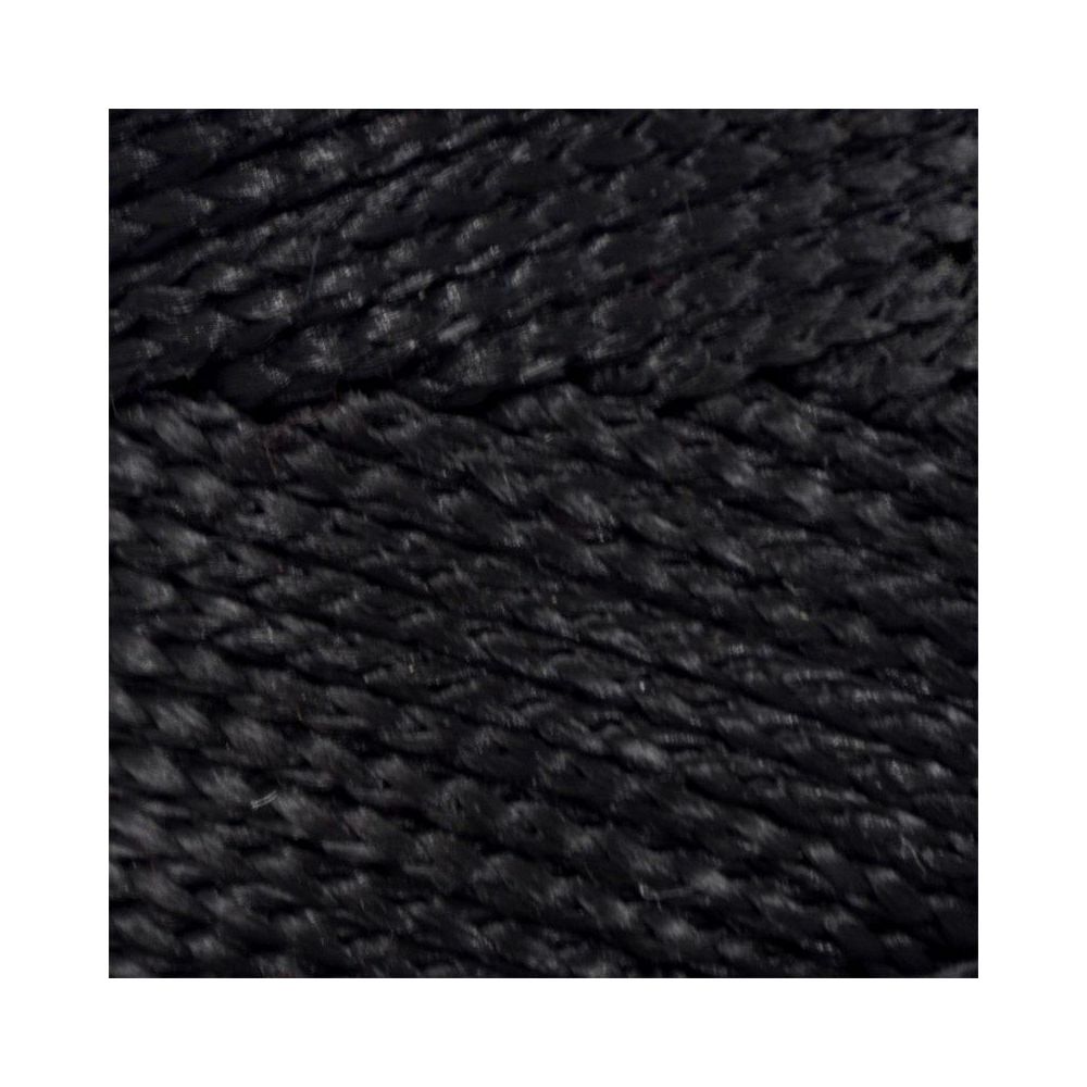 Полипропиленовый шнур Macrame Popyarn, черный (015)