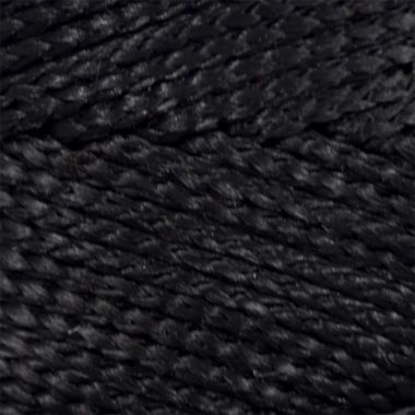 Поліпропіленовий шнур Macrame Popyarn, чорний (015)