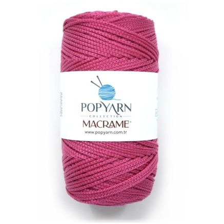 Polypropylene cord Macrame Popyarn, fuchsia (024)