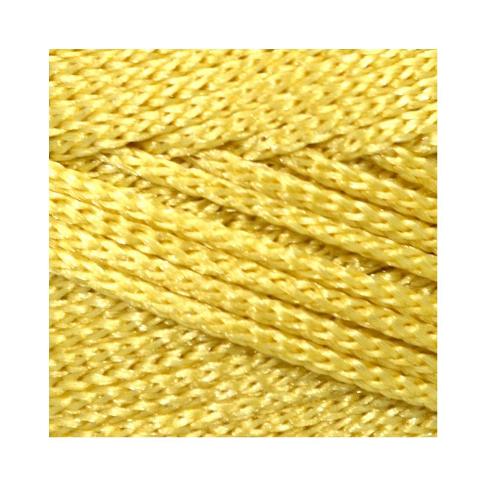 Полипропиленовый шнур Macrame Popyarn, светло - желтый (022)