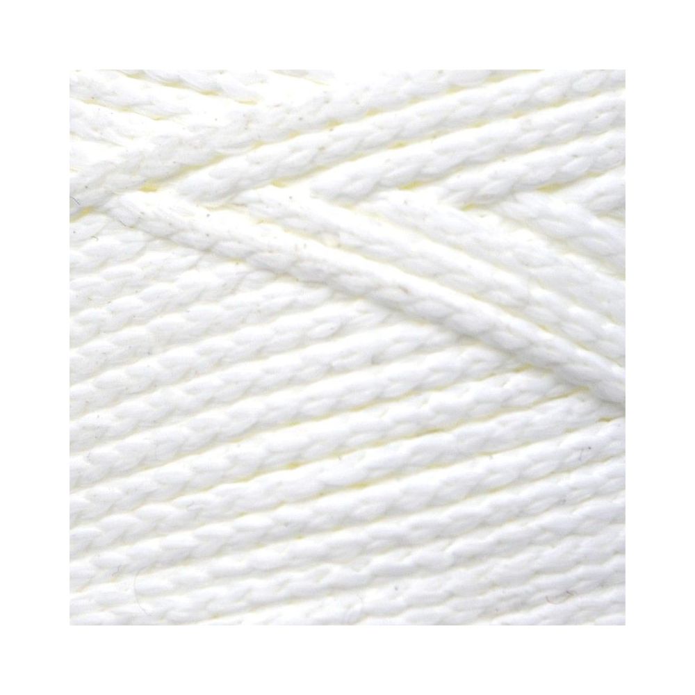 Полипропиленовый шнур Macrame Popyarn, белый (011)