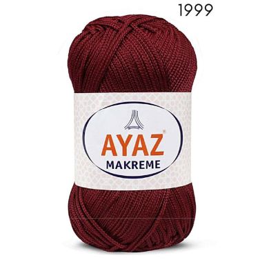 Makreme Ayaz polypropylene cord, burgundy (1999)