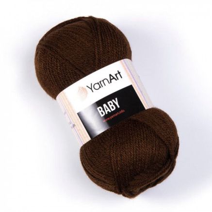 Yarn YarnАrt Baby chocolate (1182)