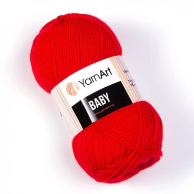 Пряжа YarnАrt Baby красный (156)