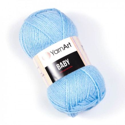 Yarn YarnАrt Baby light blue (215)