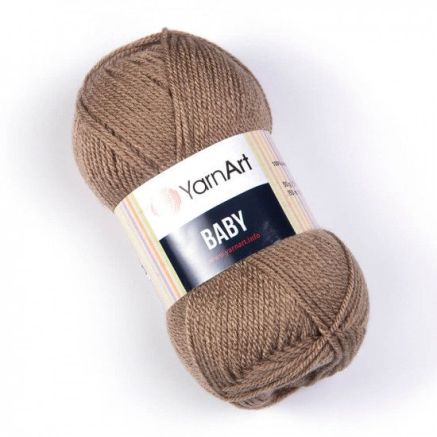 Yarn YarnАrt Baby coffee (218)