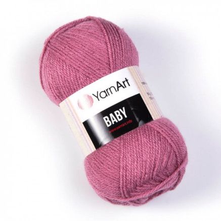 Yarn YarnАrt Baby dark pink (3017)