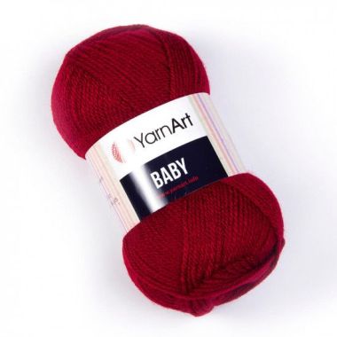 Пряжа YarnАrt Baby бордовий (3024)