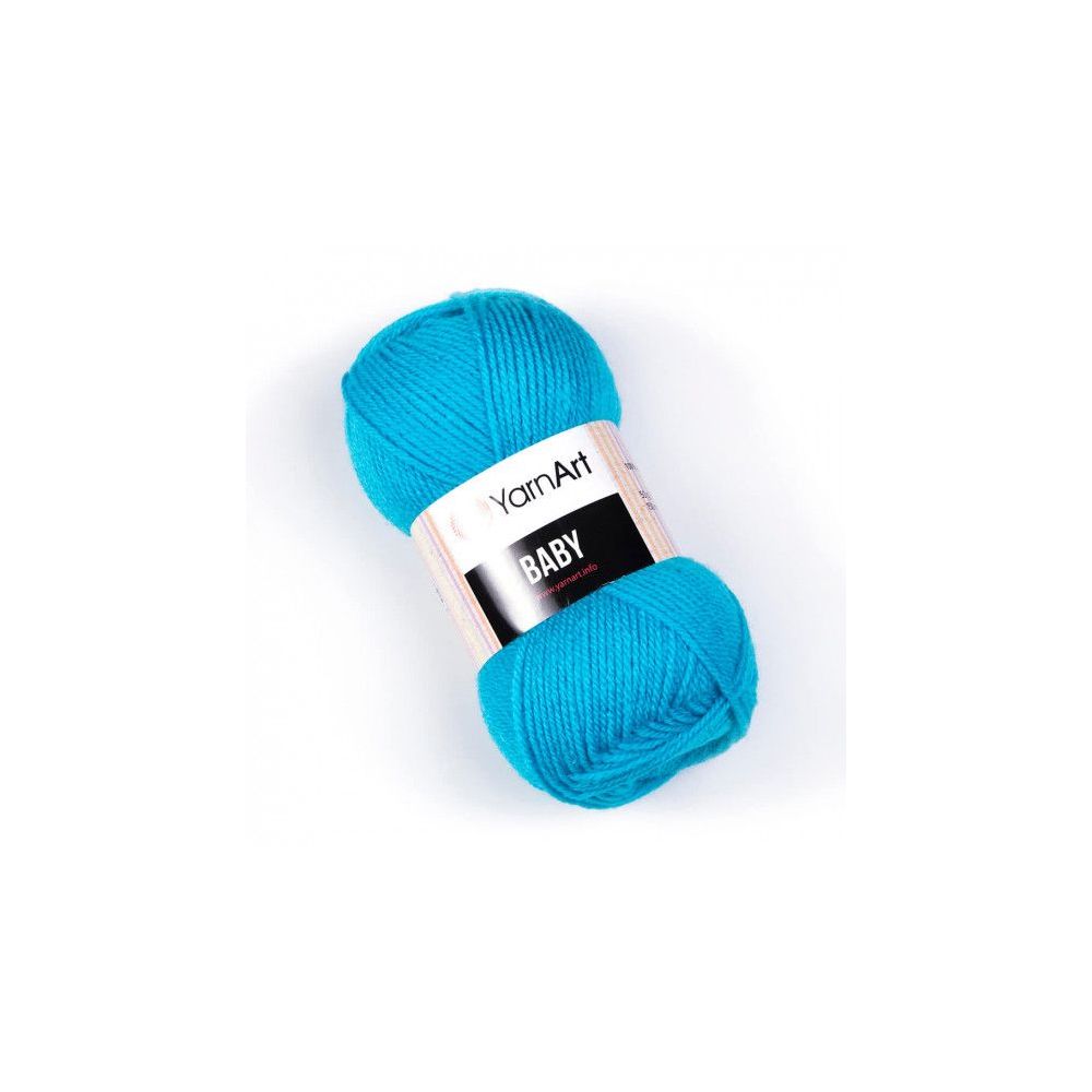 Yarn YarnАrt Baby bright blue (552) Yarn YarnАrt Baby bright blue (552)