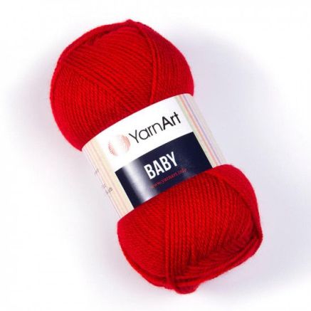 Yarn YarnАrt Baby dark red (576)