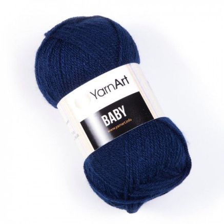 Yarn YarnАrt Baby dark blue (583)
