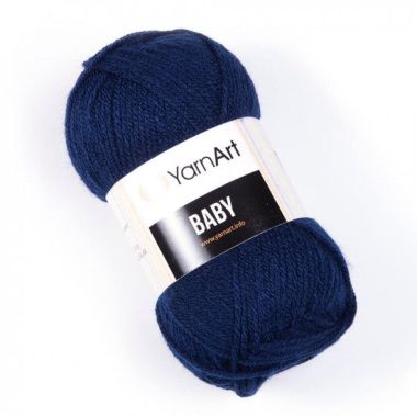 Yarn YarnАrt Baby dark blue (583)