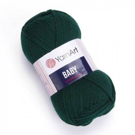 Yarn YarnАrt Baby dark green (590)