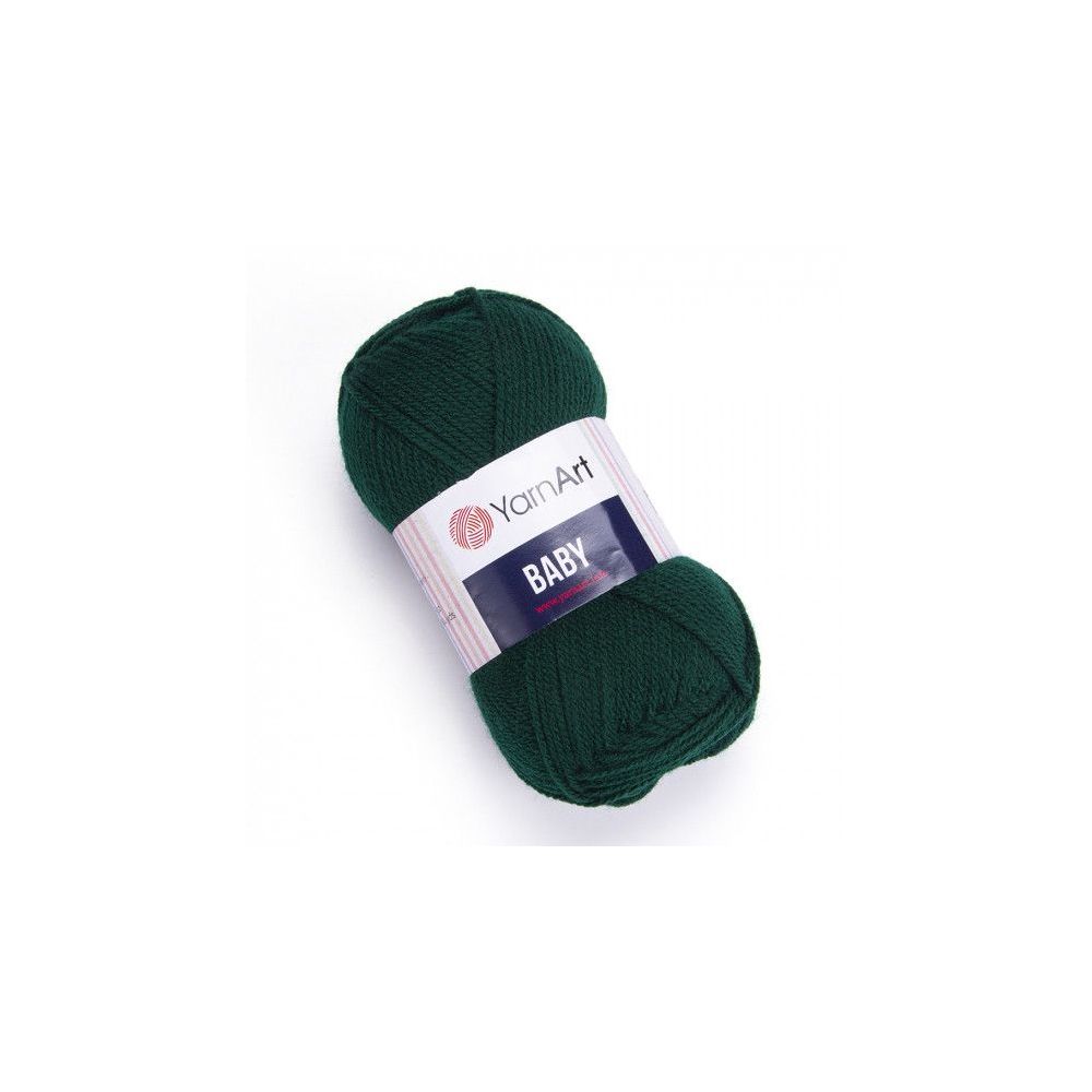Yarn YarnАrt Baby dark green (590) Yarn YarnАrt Baby dark green (590)