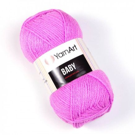 Yarn YarnАrt Baby pink-lilac (635)