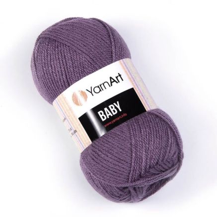 Yarn YarnАrt Baby dark purple (852)