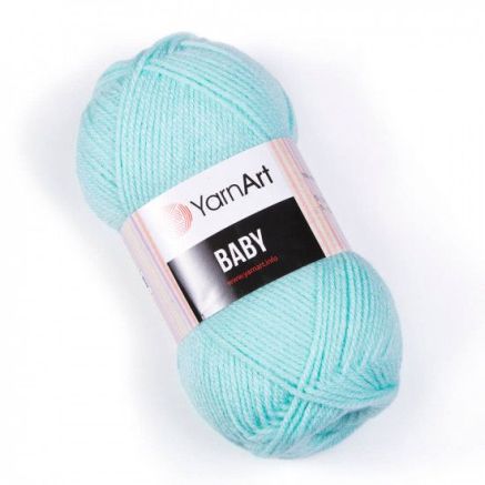 Yarn YarnАrt Baby menthol (856)