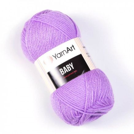 Yarn YarnАrt Baby lilac (9560)