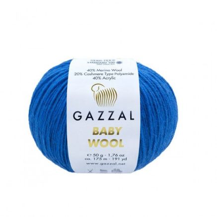 Yarn Gazzal Baby Wool dark blue (802)