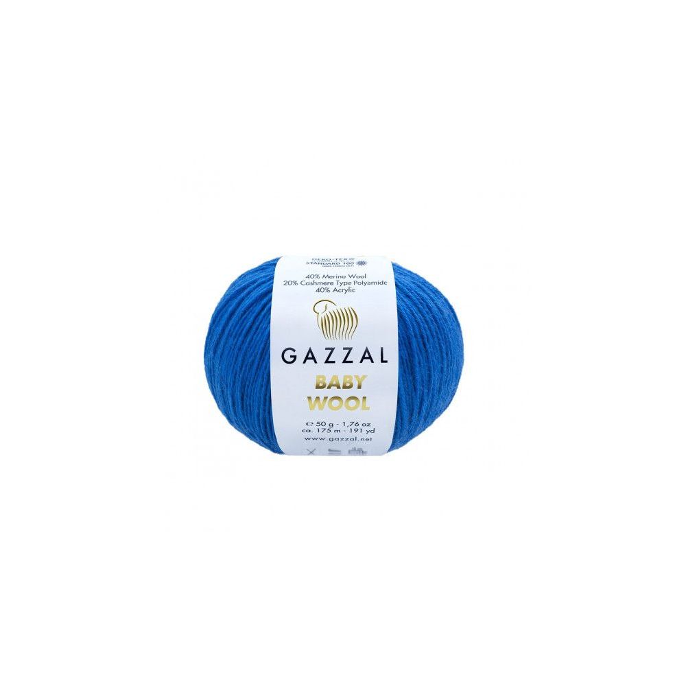 Пряжа Gazzal Baby Wool темно-синий (802) Пряжа Gazzal Baby Wool темно-синий (802)