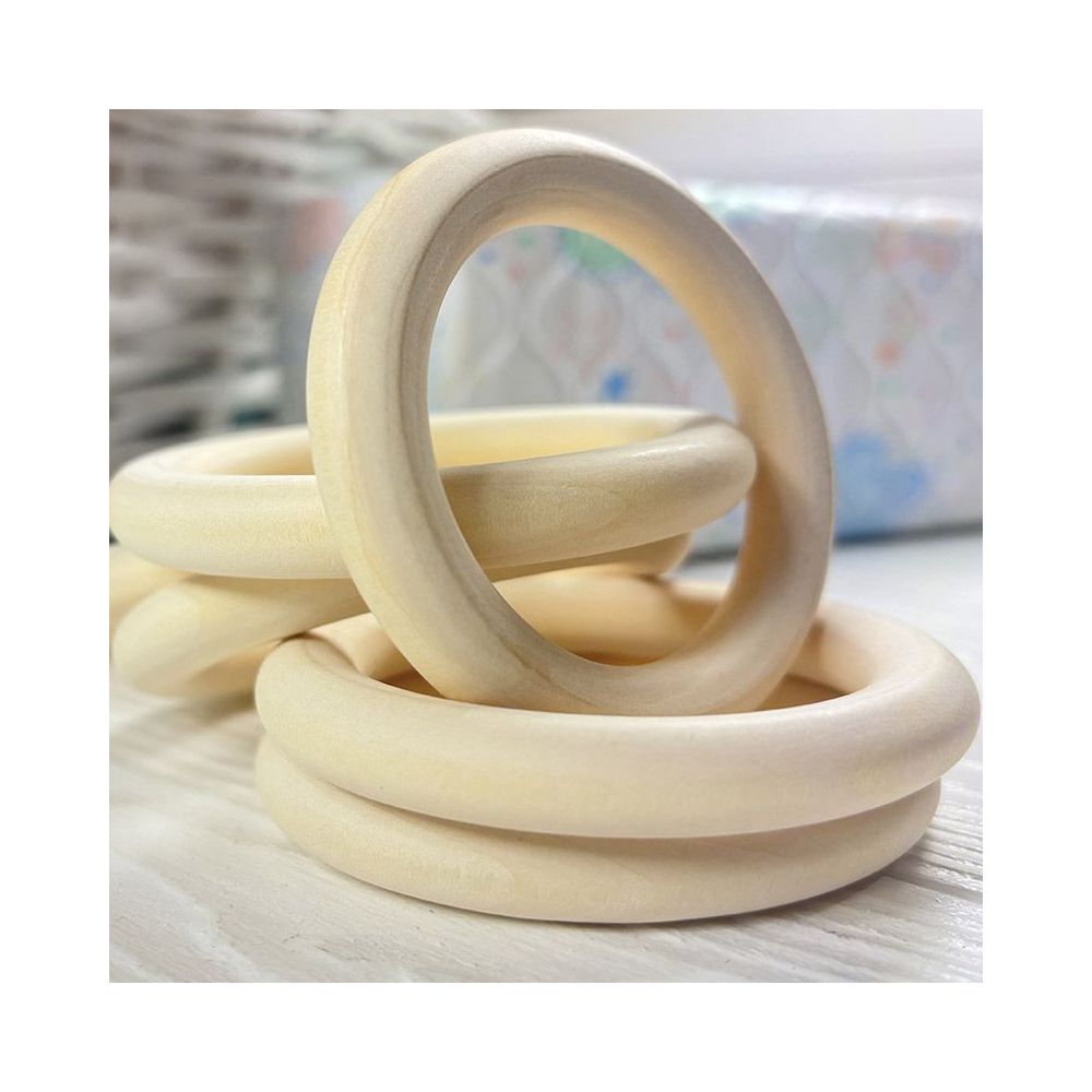 Wooden ring for macrame Ø 70 mm