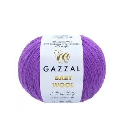 Yarn Gazzal Baby Wool purple (815)