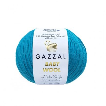 Yarn Gazzal Baby Wool sea ​​color(822)