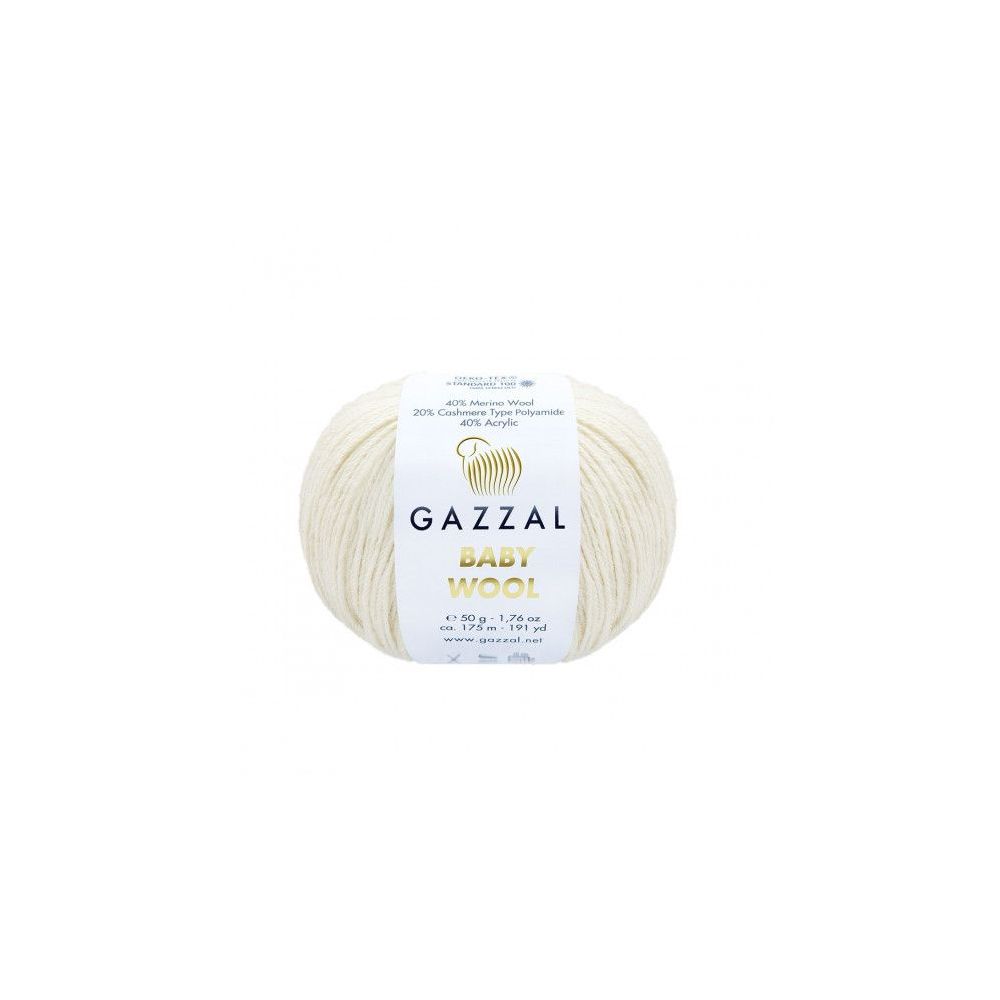 Пряжа Gazzal Baby Wool карамельний беж (839) Пряжа Gazzal Baby Wool карамельний беж (839)