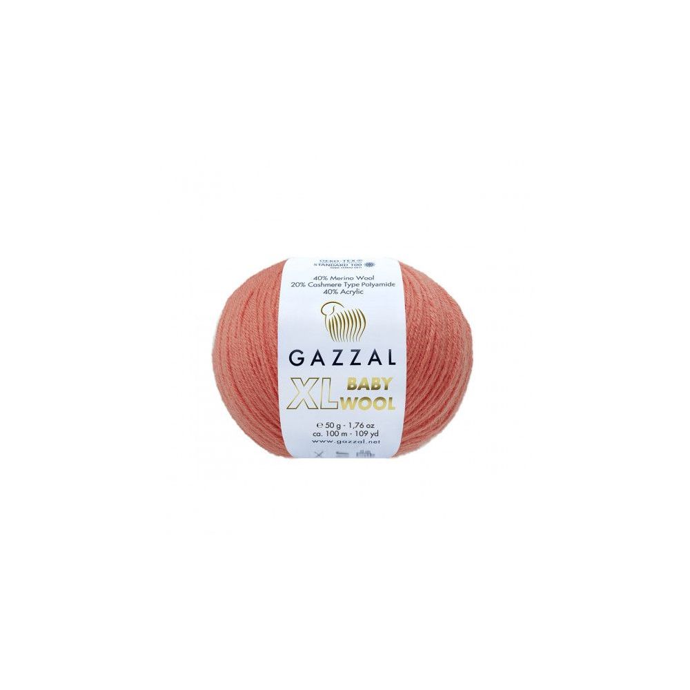 Yarn Gazzal Baby Wool XL tangerine (819) Yarn Gazzal Baby Wool XL tangerine (819)