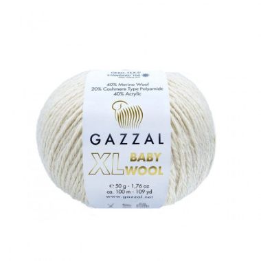 Пряжа Gazzal Baby Wool XL песочный (829)