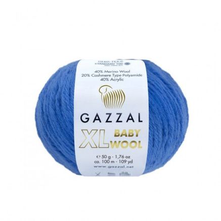 Yarn Gazzal Baby Wool XL blue (830)