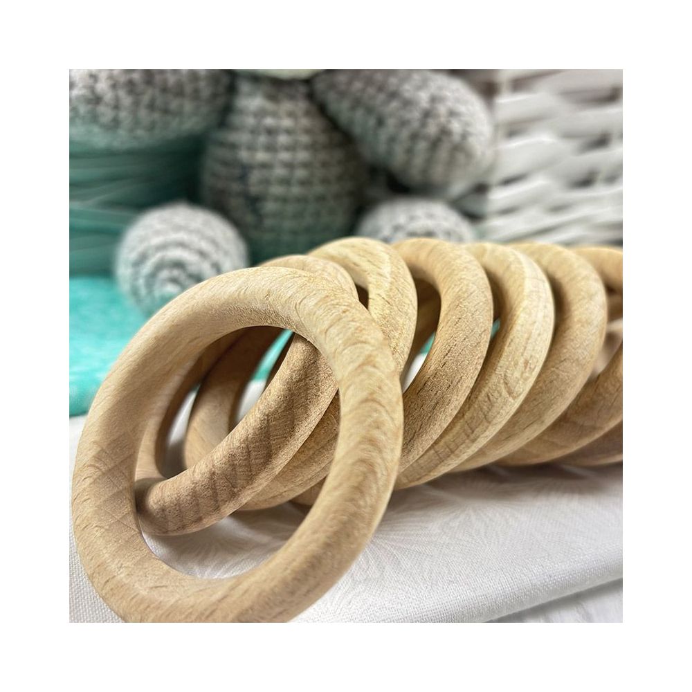 Wooden ring for macrame Ø 55 мм - beech Standard