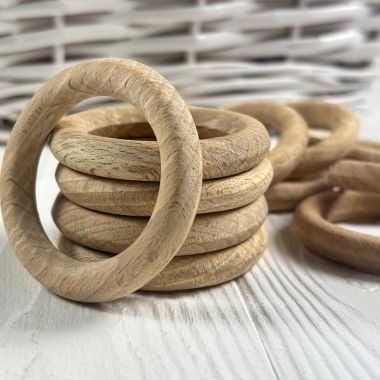Wooden ring for macrame Ø 55 мм - beech Standard