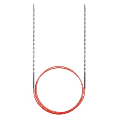 Addi Novel Circular Knitting Needles with Square Section, Brass 40 cm, 4 mm (717-7/4-40)