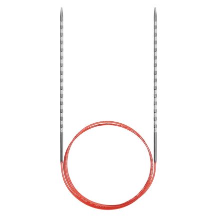Addi Novel Circular Knitting Needles with Square Section, Brass 50 cm, 4 mm (717-7/4-50)
